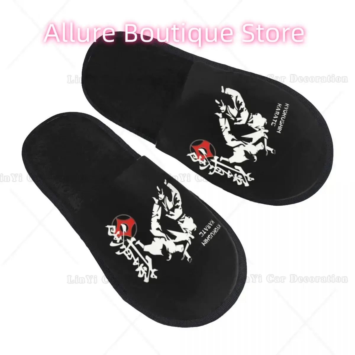 Women Shoes Winter - Kyokushi Karate Kumite Scene House Slippers
