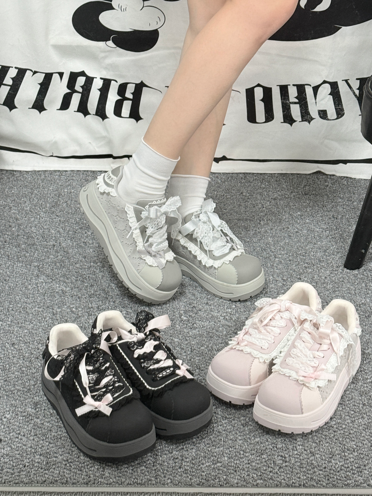 Women Shoes Running - Grey Running Single Shoes Gururu Original