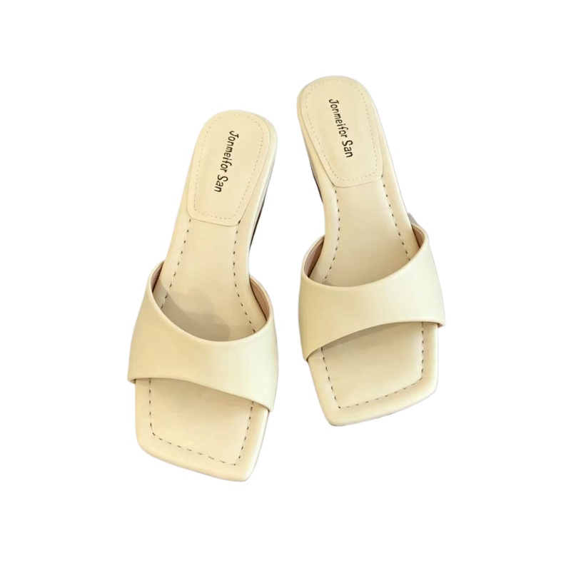 Women'S Shoes Navy Blue - 2026 Fashion Women Summer Square High
