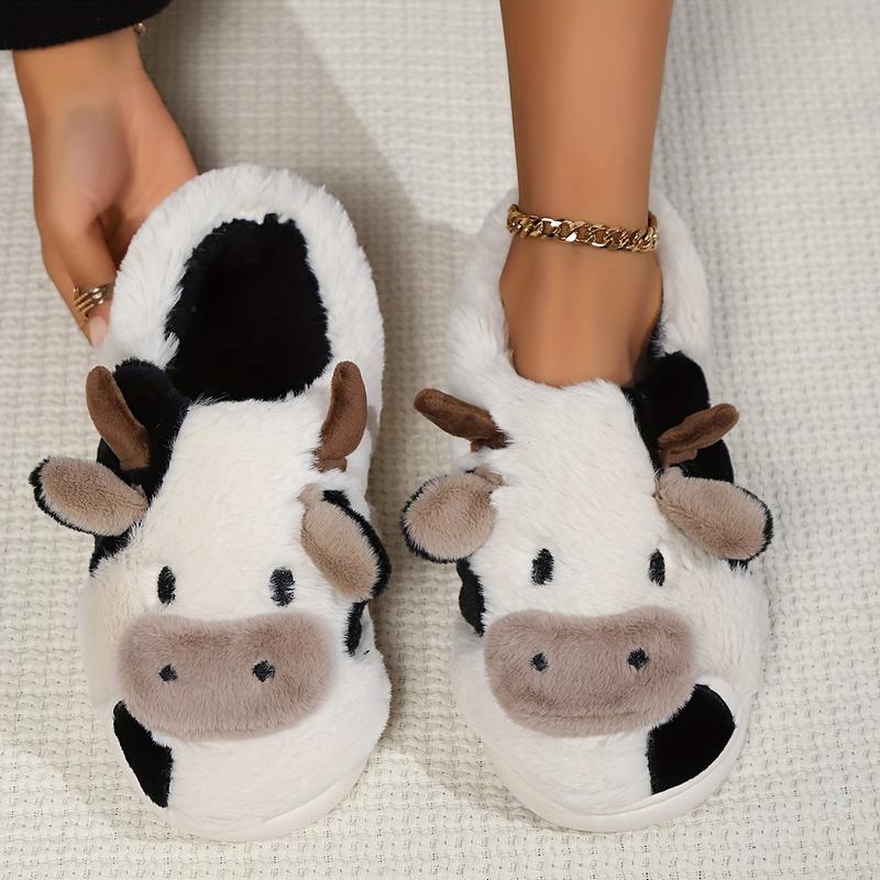 Women Shoes Winter - Soft Cow Slippers for Women -