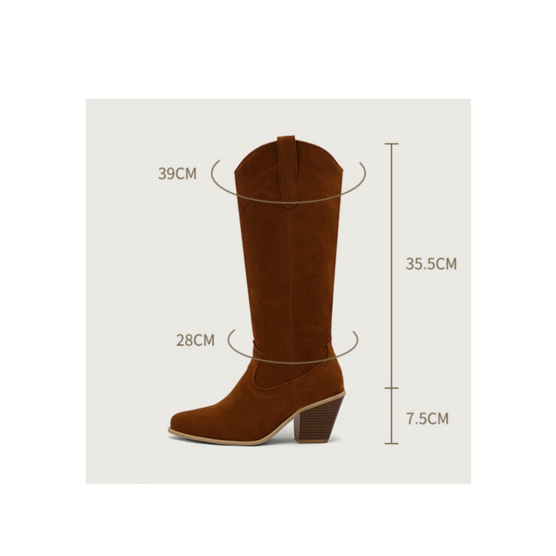 ORCHALISA Wide Leg Cowboy Knee – обзор и цена Wide Fit Heels