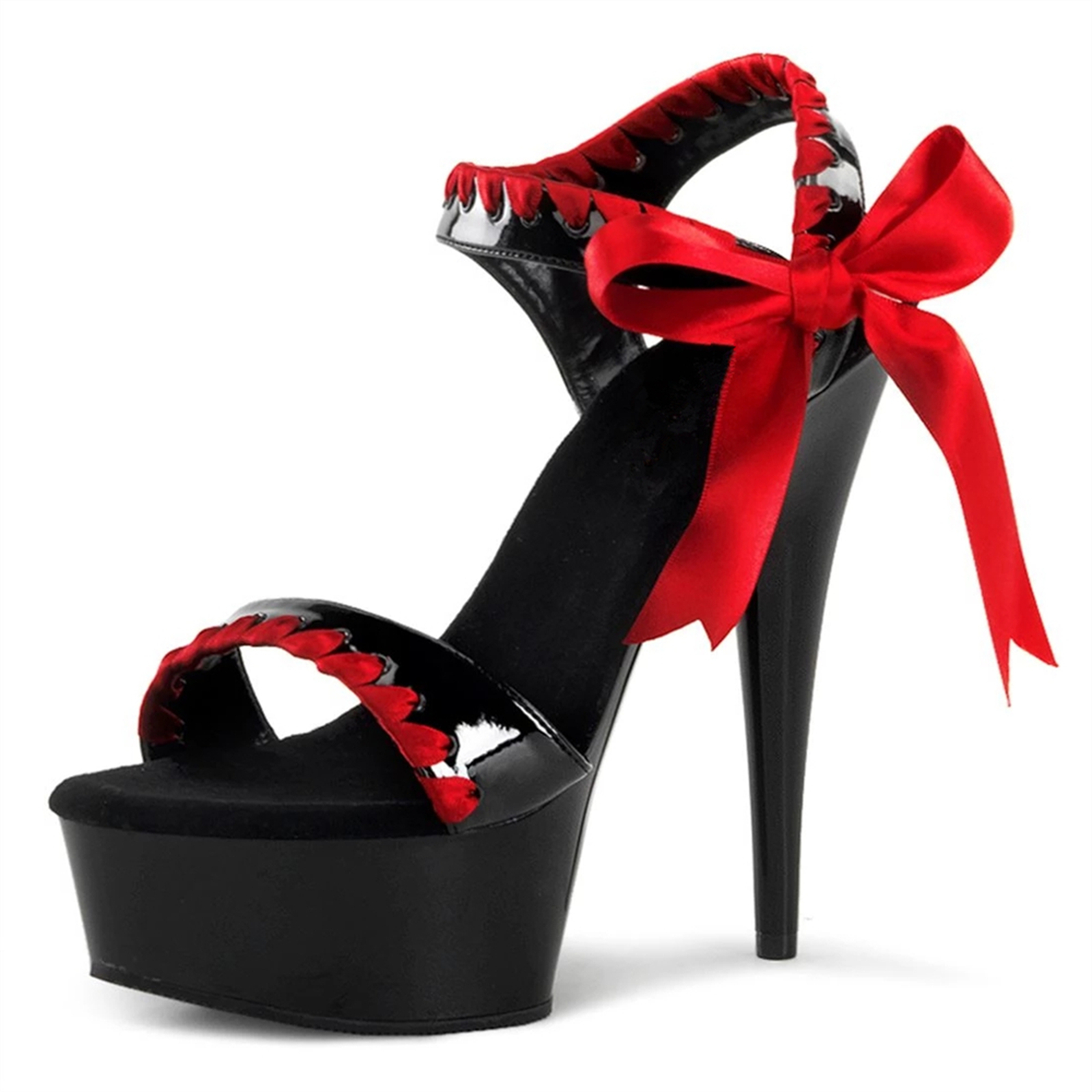 Neo Gothic Heels 15cm - Black  – обзор и цена Wide Fit Heels