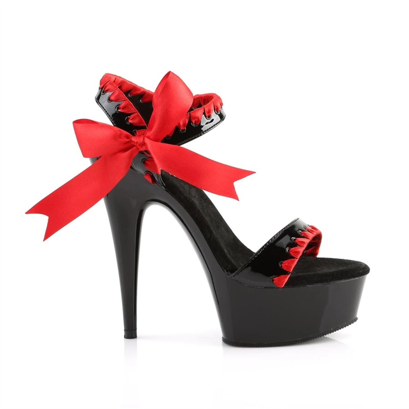 Neo Gothic Heels 15cm - Black  – обзор и цена Wide Fit Heels