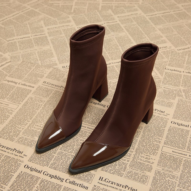 Brown Women Ankle High Heels   – обзор и цена Women Shoes Nb
