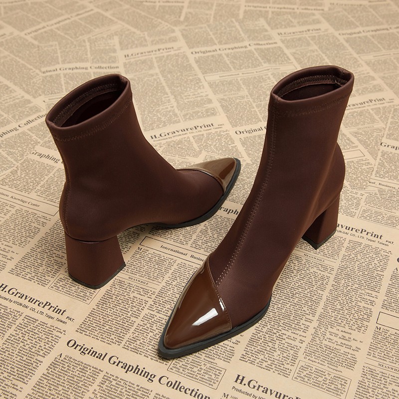 Brown Women Ankle High Heels   – обзор и цена Women Shoes Nb