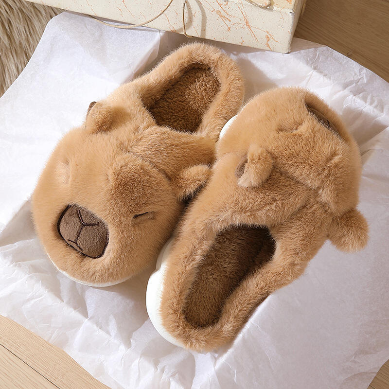 Cute Cartoon Capybara Cotton S – обзор и цена Women Shoes Winter