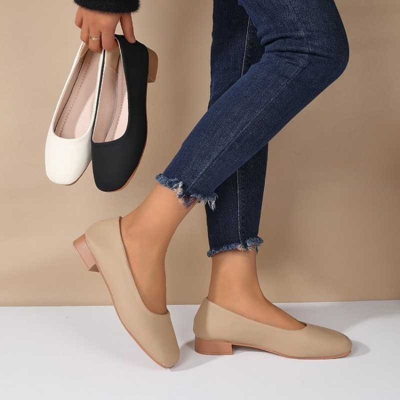 Soft Leather Round Toe Slip-On – обзор и цена Women Shoes Formal