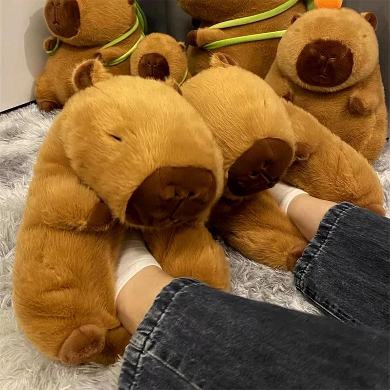 Novelty capybara slippers unis – обзор и цена Women Shoes Winter