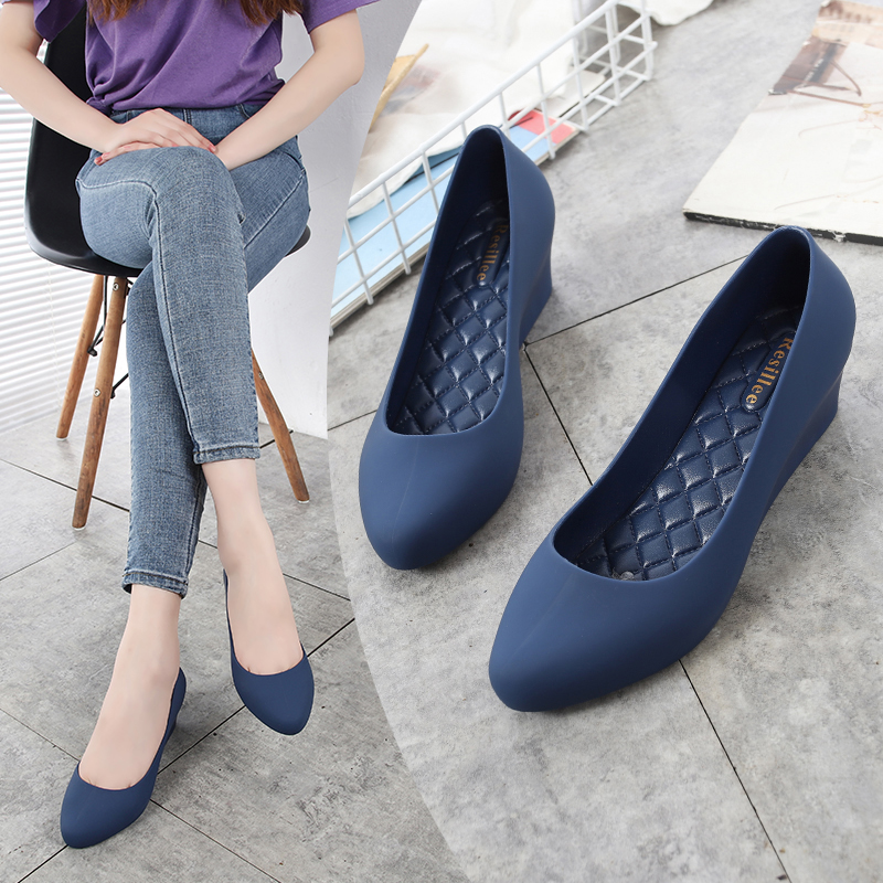 Resillee Women Navy Blue Wedge – обзор и цена Women'S Shoes Navy Blue
