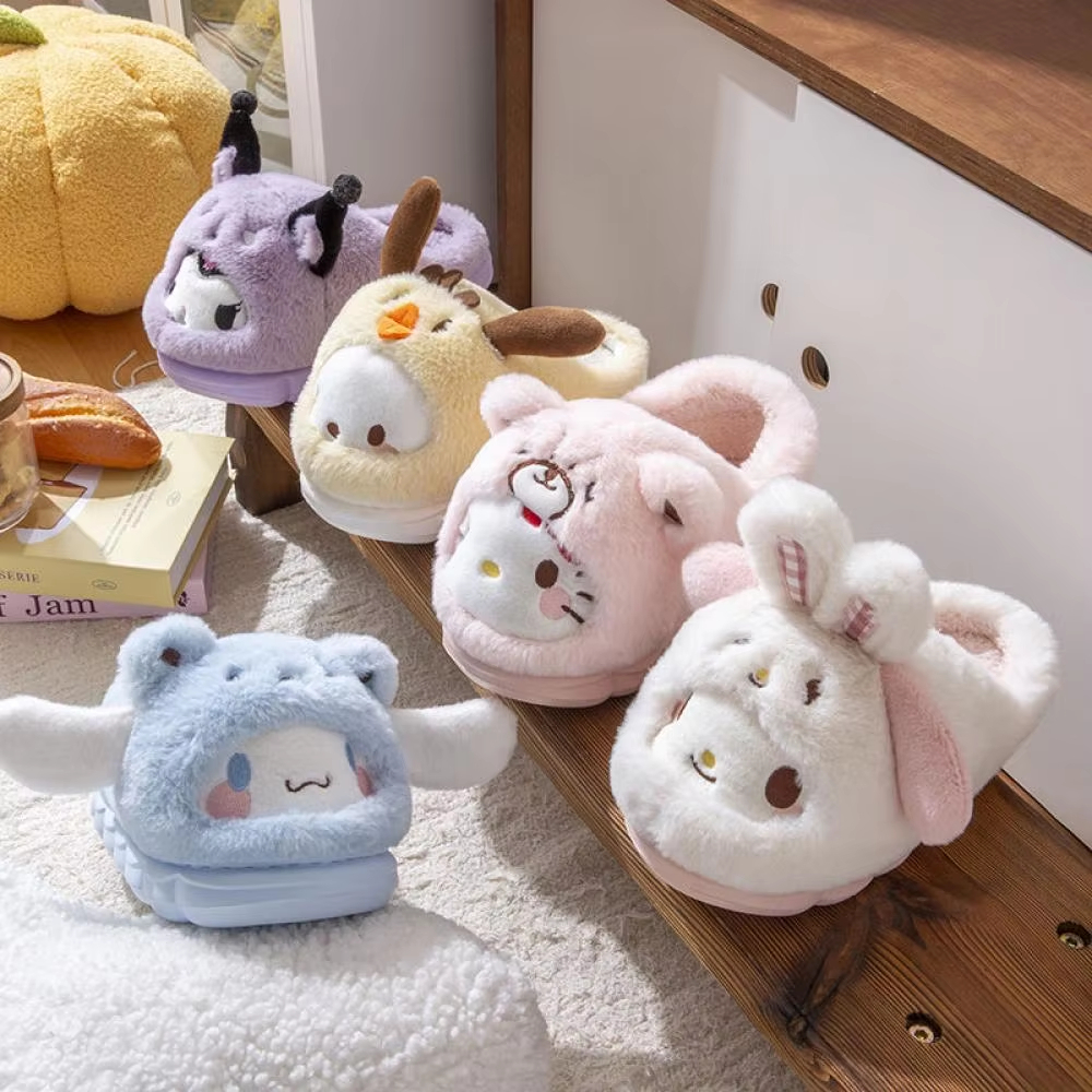 Anime Winter Plush Slippers Ku – обзор и цена Women Shoes Winter