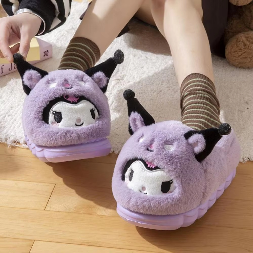 Anime Winter Plush Slippers Ku – обзор и цена Women Shoes Winter