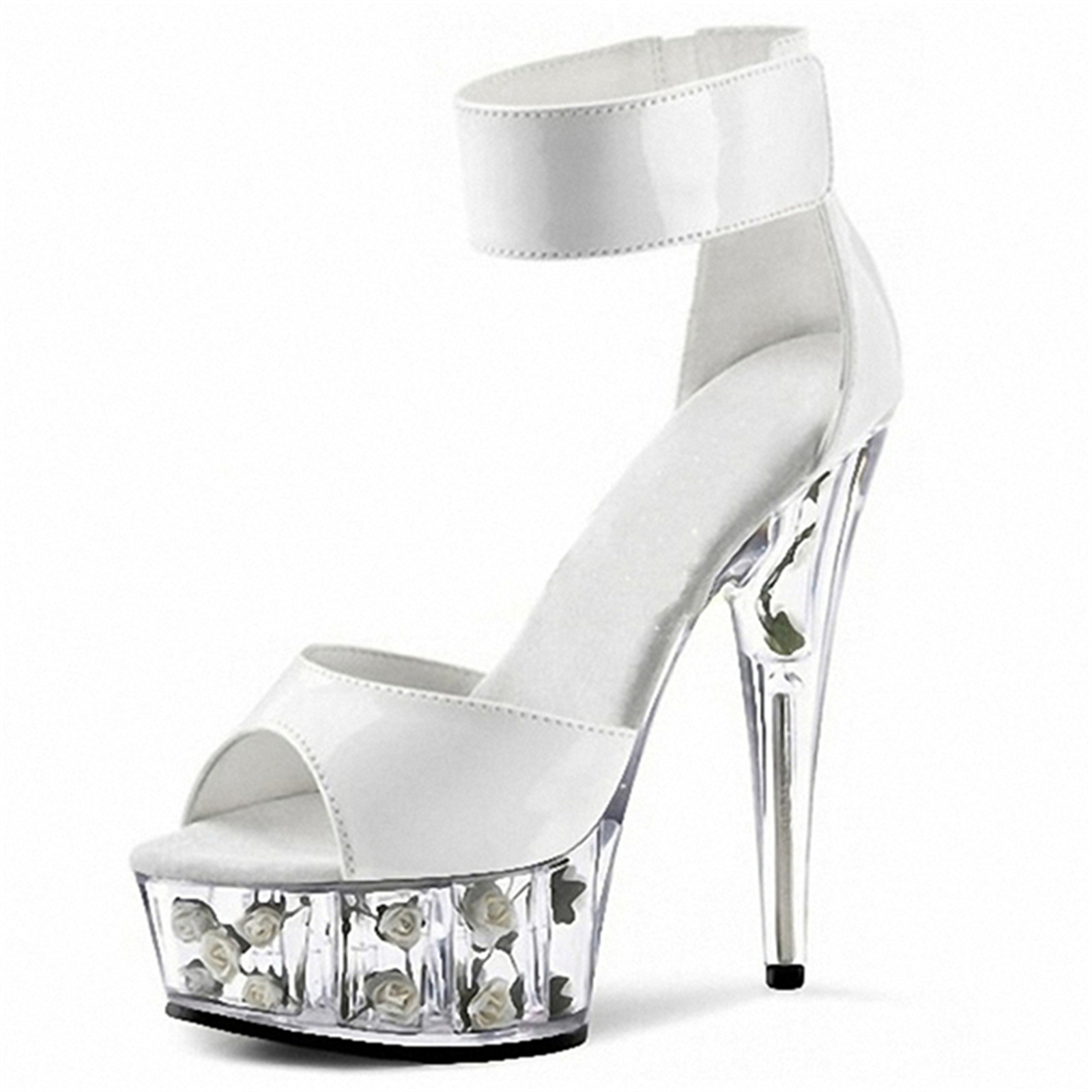 Neo Gothic Heels 15cm - Black  – обзор и цена Wide Fit Heels