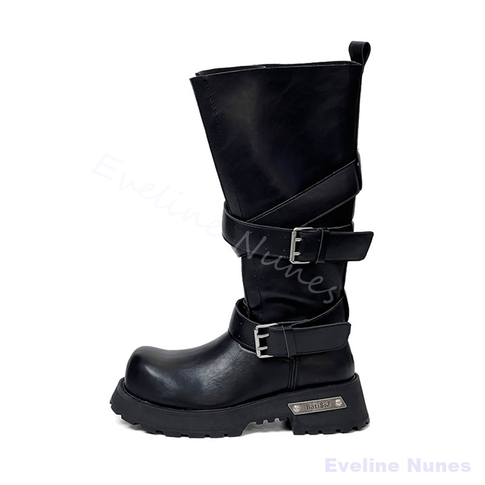Wide-legged Belt Buckle Thick- – обзор и цена Wide Fit Heels