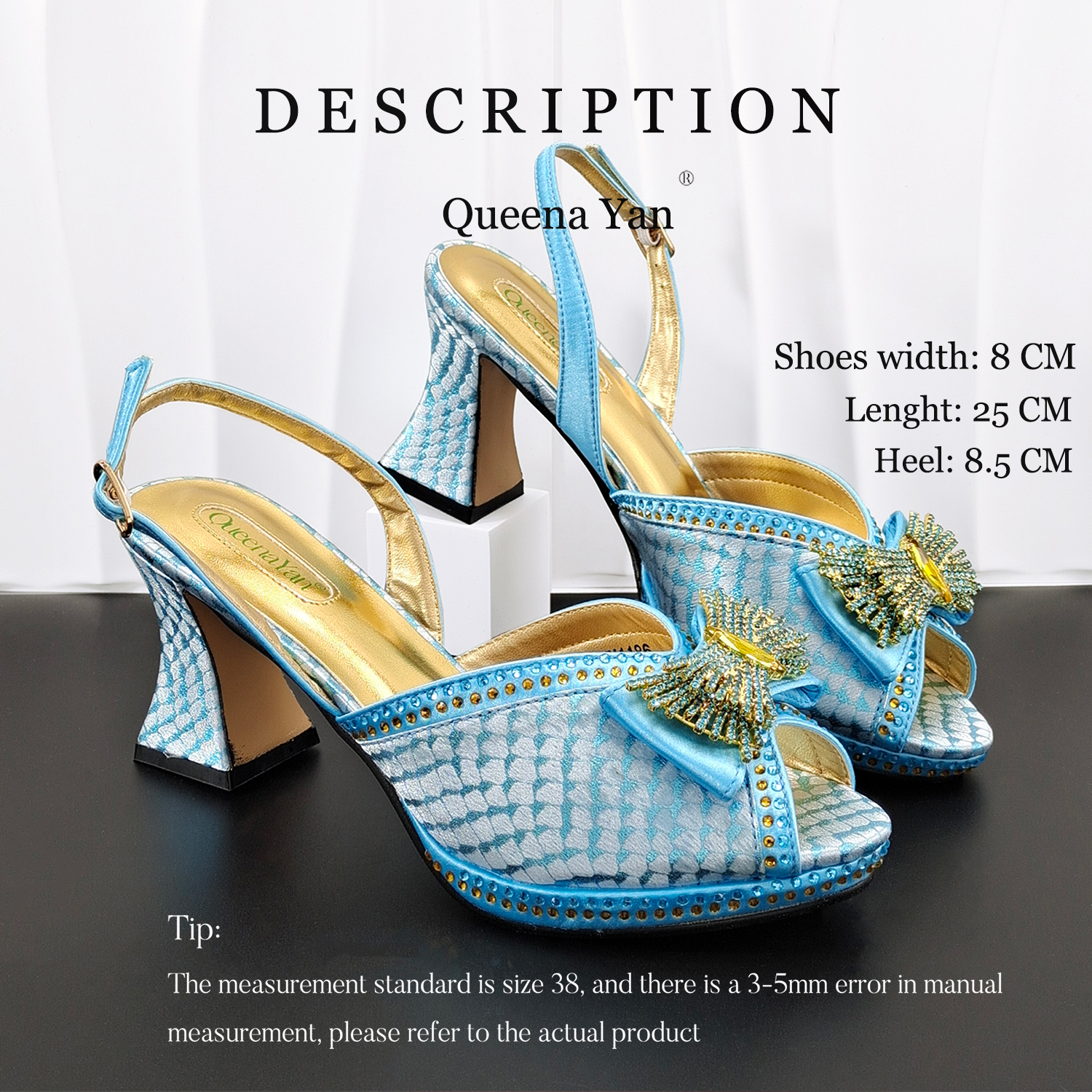 QueenaYan Hot Selling Sky Blue – обзор и цена Women'S Shoes Navy Blue