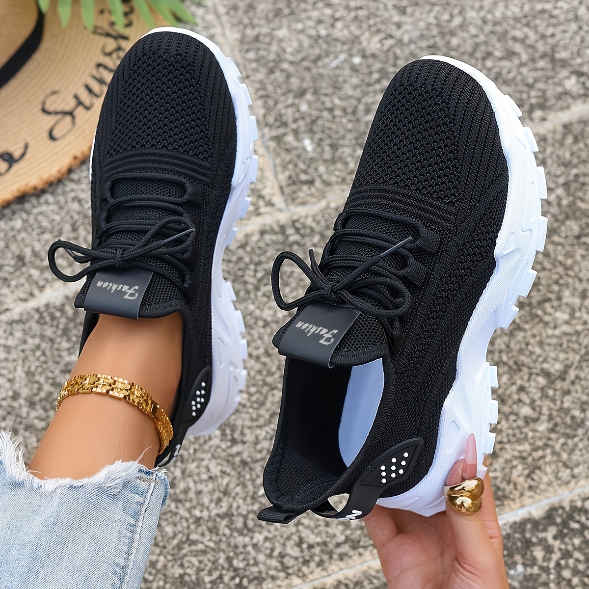 Breathable Knit Sneakers Fashi – обзор и цена Women Shoes Store