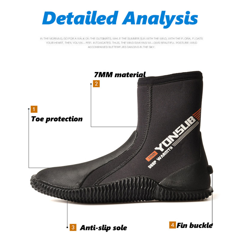 7MM Neoprene Diving Boots High – обзор и цена Women'S Shoes Professional