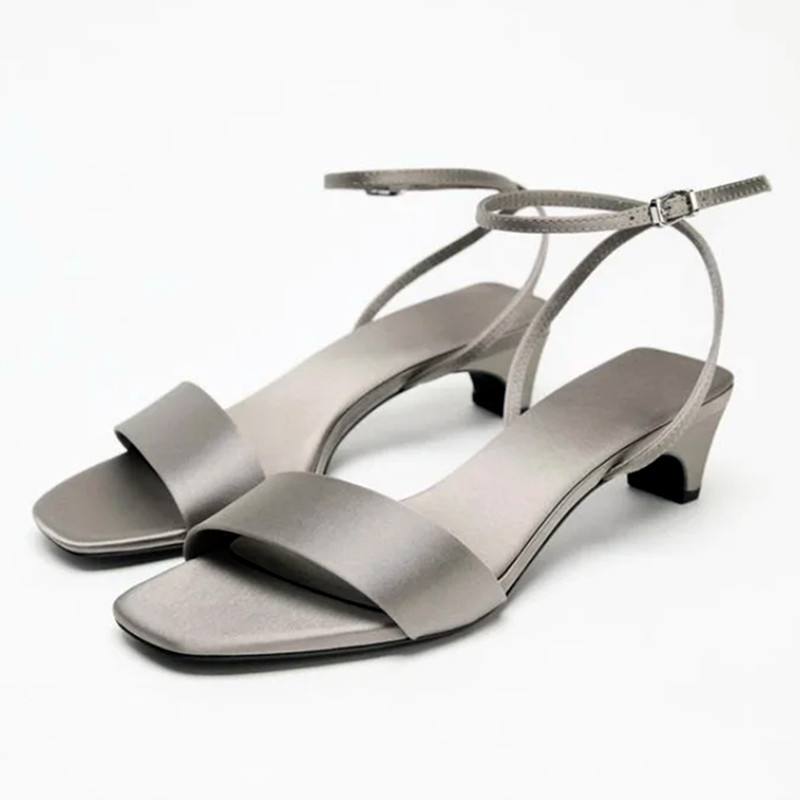 Elegant Square Toe Ankle Strap – обзор и цена Wide Fit Heels