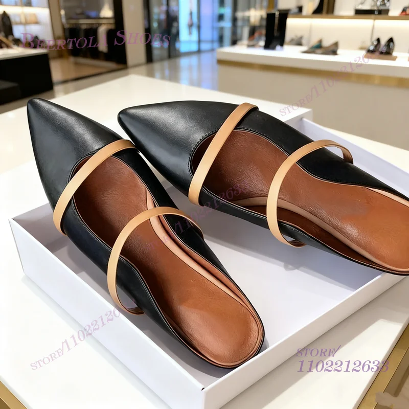 Flat Mules Half Round Pointed  – обзор и цена Pointed Toe Flat