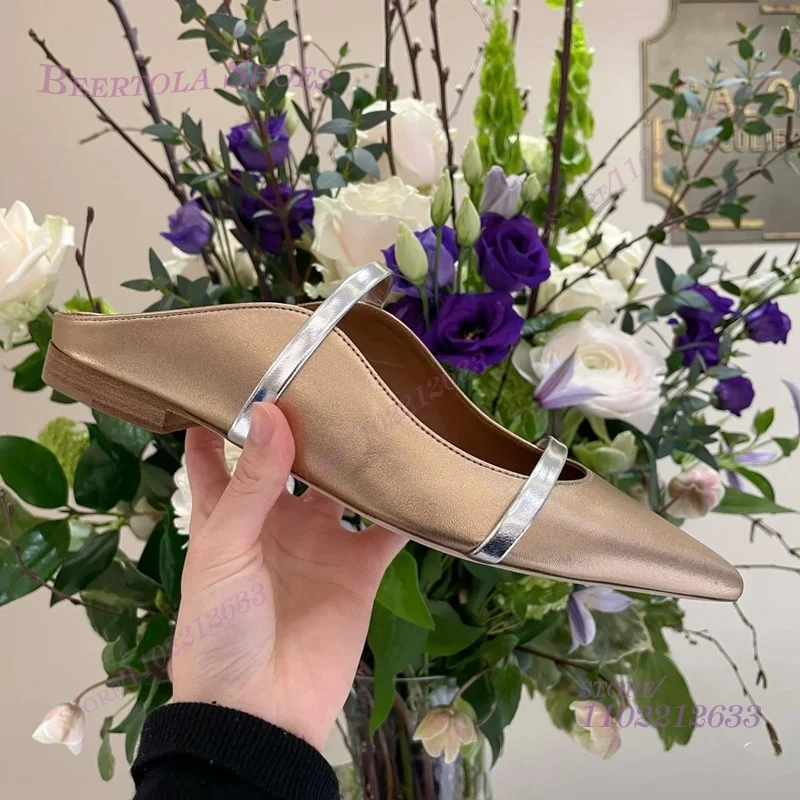 Flat Mules Half Round Pointed  – обзор и цена Pointed Toe Flat