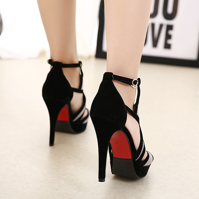 fashion European Station Sanda – обзор и цена Wide Fit Heels