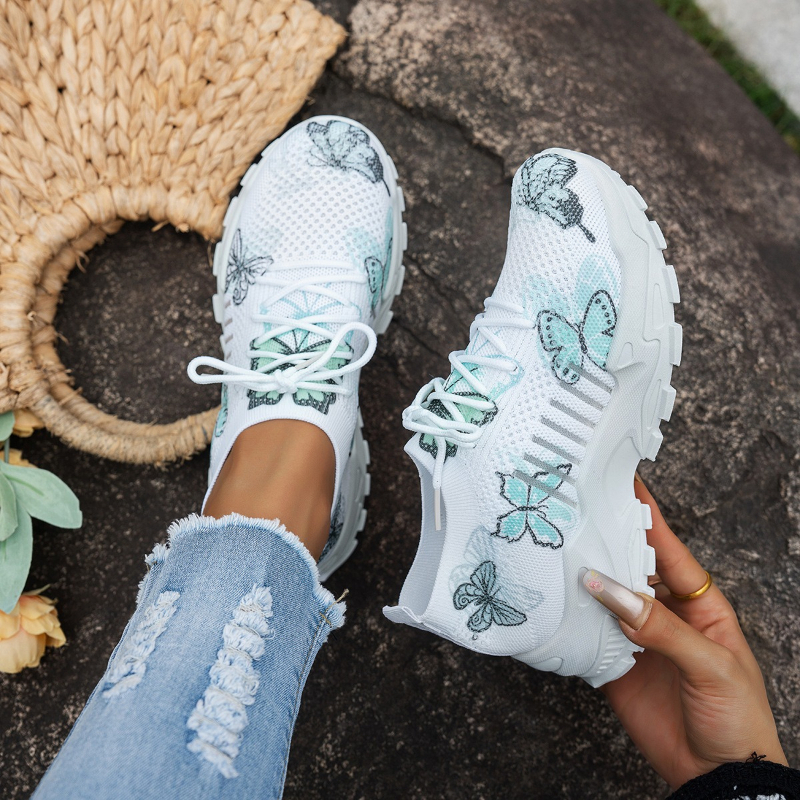Women Butterfly Print Mesh Sne – обзор и цена Women Shoes Store