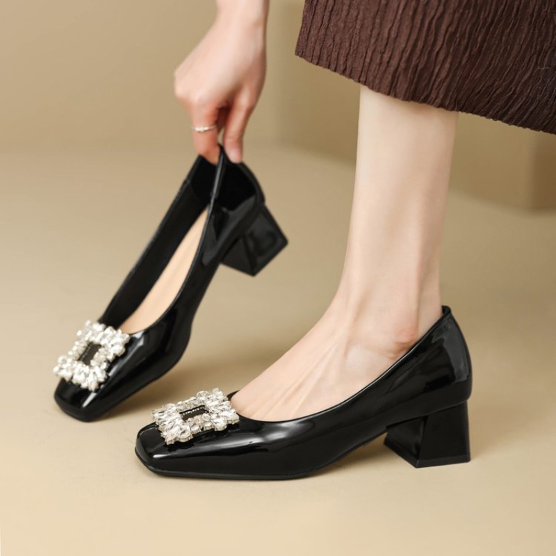 Shallow Mouth Square Toe Rhine – обзор и цена Women'S Shoes Professional