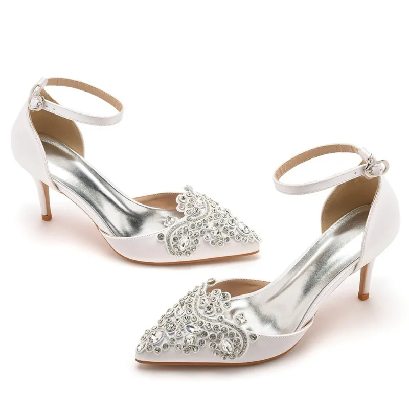 Strap Sandals Party Rhinestone – обзор и цена Women'S Shoes Navy Blue