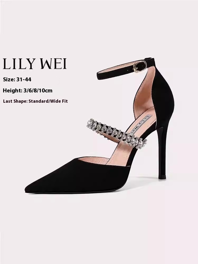 Low-heeled thin high-heeled we – обзор и цена Wide Fit Heels