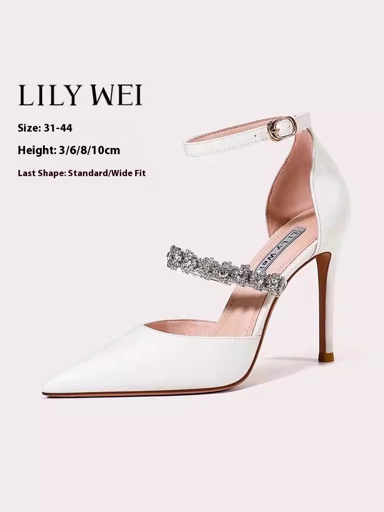 Low-heeled thin high-heeled we – обзор и цена Wide Fit Heels