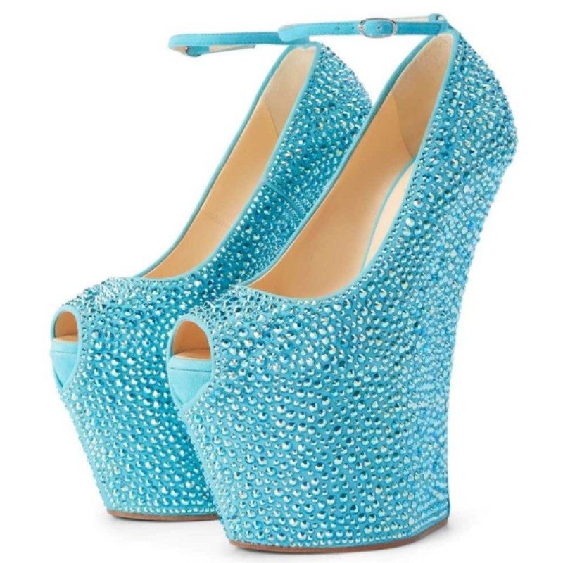 DIZHUANG Sexy women's high hee – обзор и цена Women'S Shoes Navy Blue