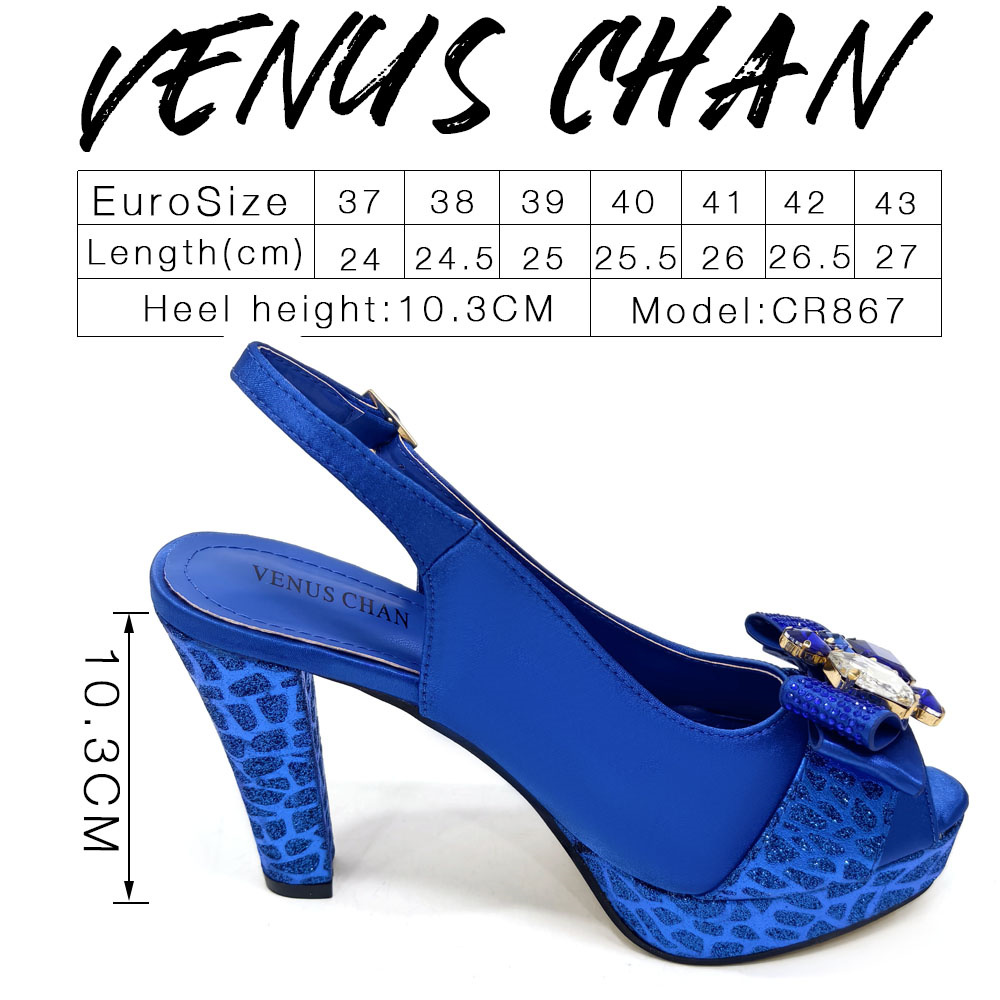 2024 Rhinestone Design INS Hot – обзор и цена Women'S Shoes Navy Blue